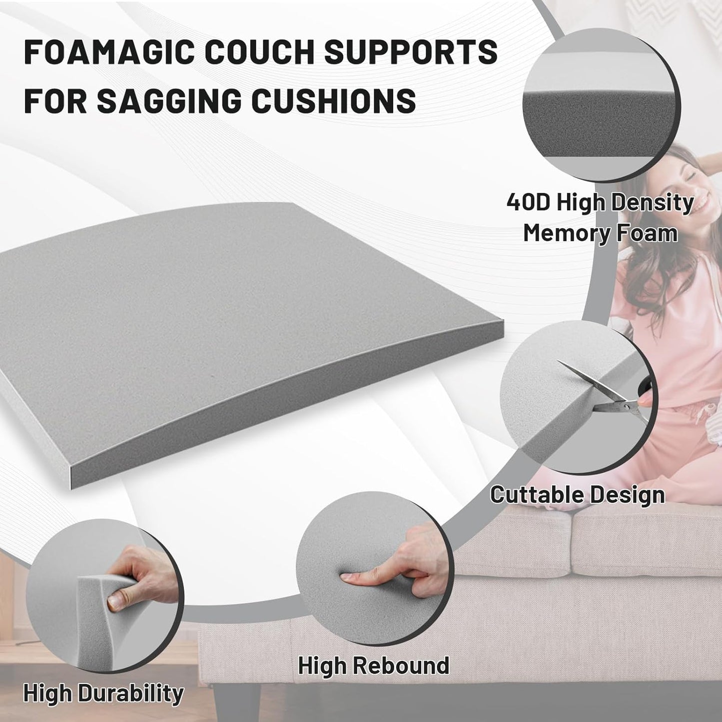 ⏰SIDSTA DAGENS SPECIALPRIS⚡🛋️Couch Stöddyna för hängande säte