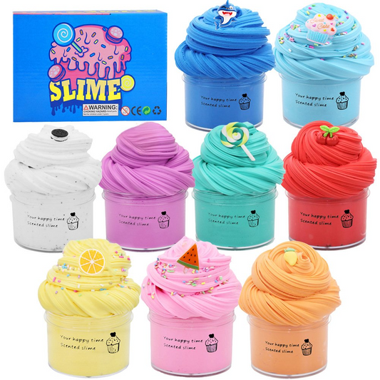 Super Clay Slime DIY mjuk och kladdig lera doftande slime sensorisk lera