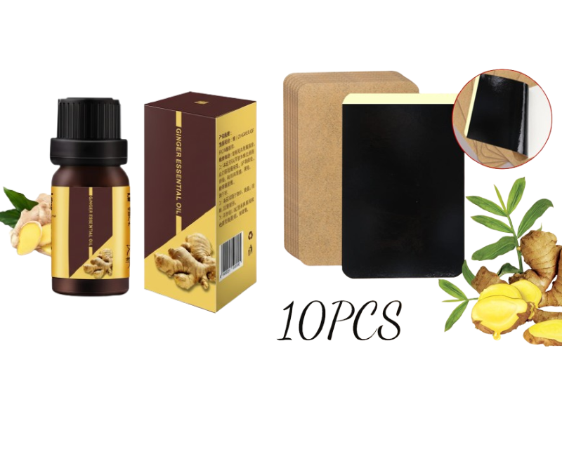 ⏳ Tidsbegränsat specialerbjudande ⏰ Ingefärssmärtavla – naturlig värmevård för värk & stelhet | Klistra dit det gör ont! 💆‍♀️
