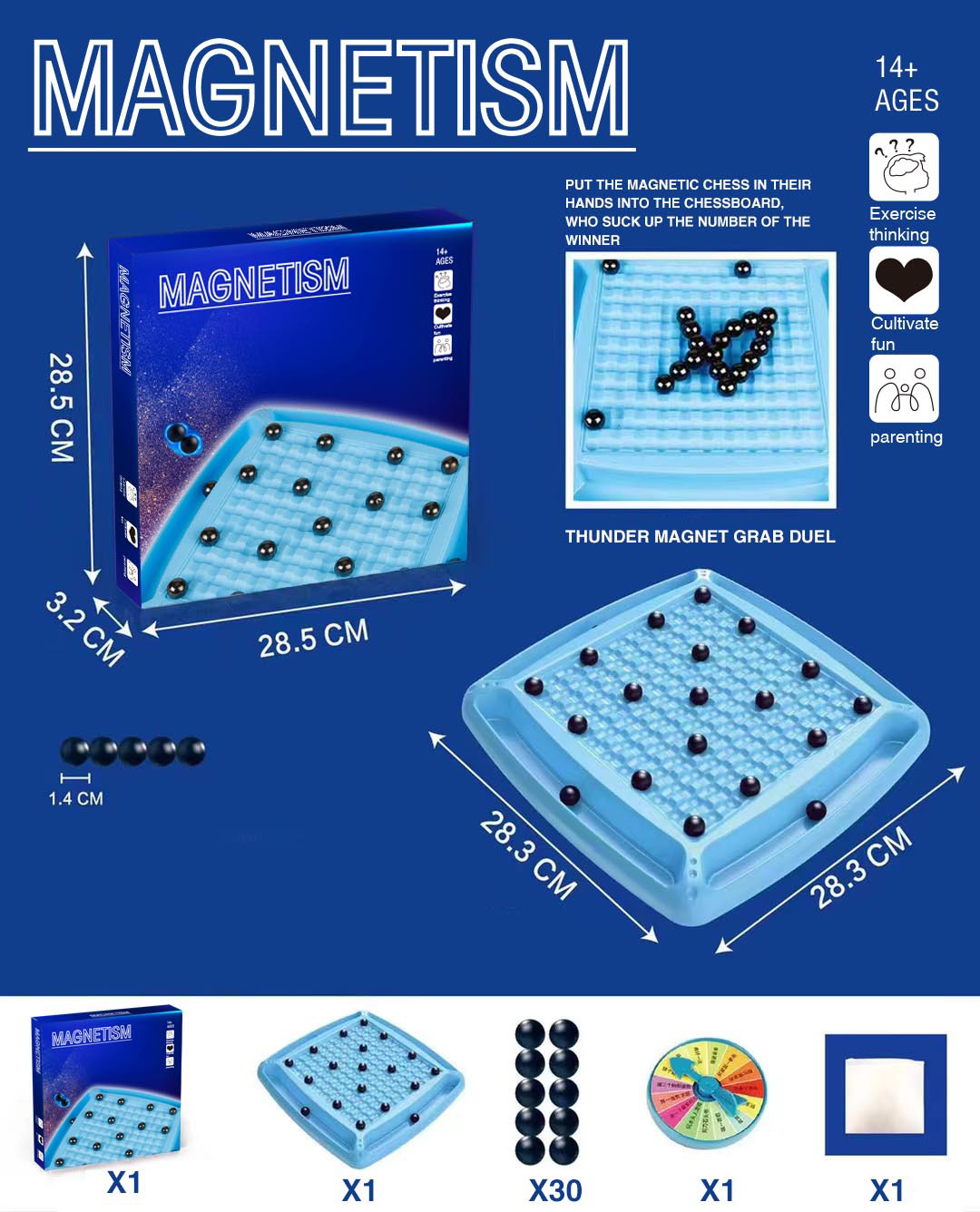 🔥Tidsbegränsat erbjudande 50 % rabatt🔥🎄Magnetiskt schackspel🔥