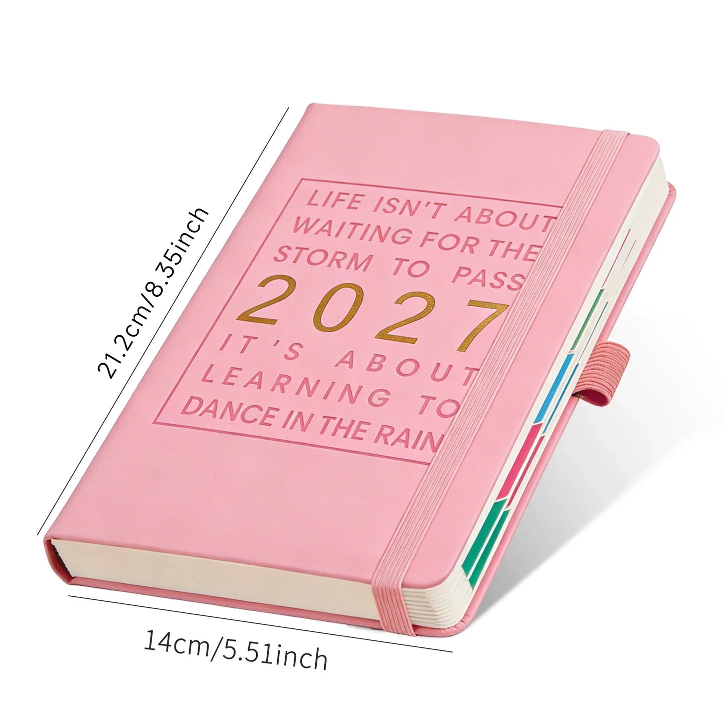 📅 En dag per ark, redo att fyllas – A5 2027 kalender med bläckvänligt papper