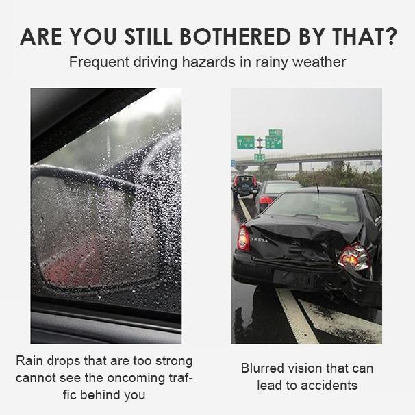 ⏳🔥TIDSBEGRÄNSAT 50 % RABATT! ⏰💧 Film för sidospegel – vattentät & antireflex för klarare sikt 🚗✨