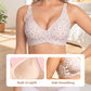 Jelly trådlös BH för kvinnor – Sömlös push-up bralette med djup V-ringning, perfekt för vardagen