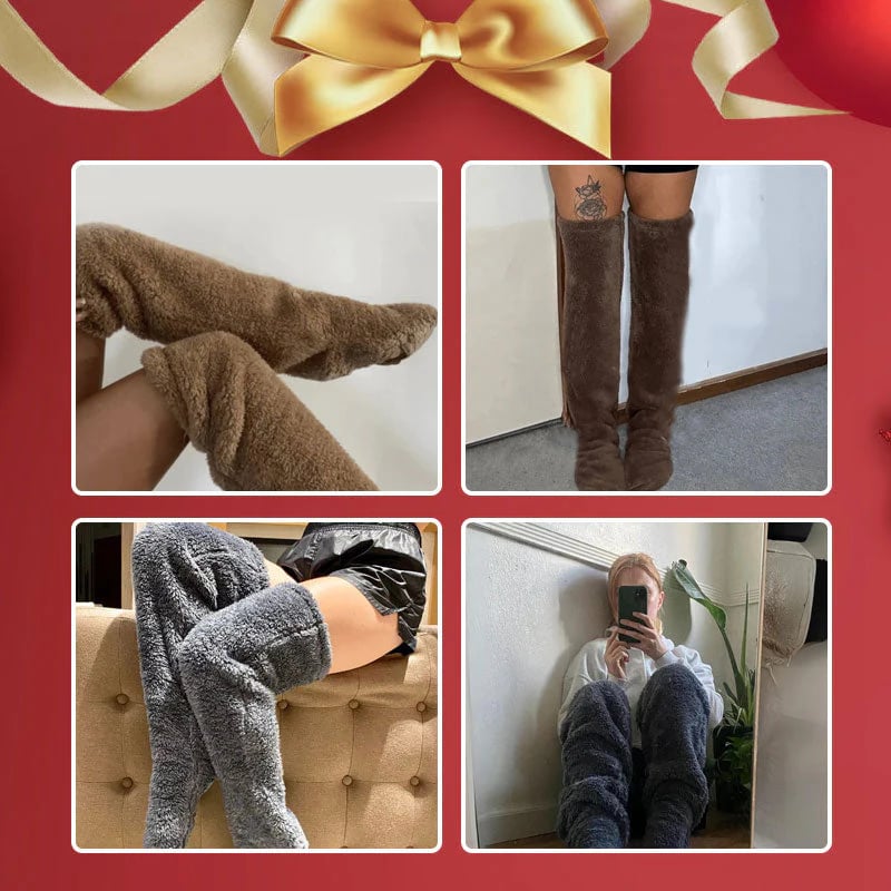 🎁 Julrea 50% RABATT!! 💥 Gåsdun-knästrumpor! 🧦⛄