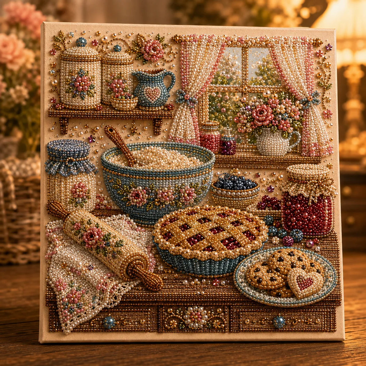 ⏳🔥Begränsad tid — 67 % RABATT!🎁💎3D-diamond painting-set med mysiga hobbyrum — koppla av & skapa🧘