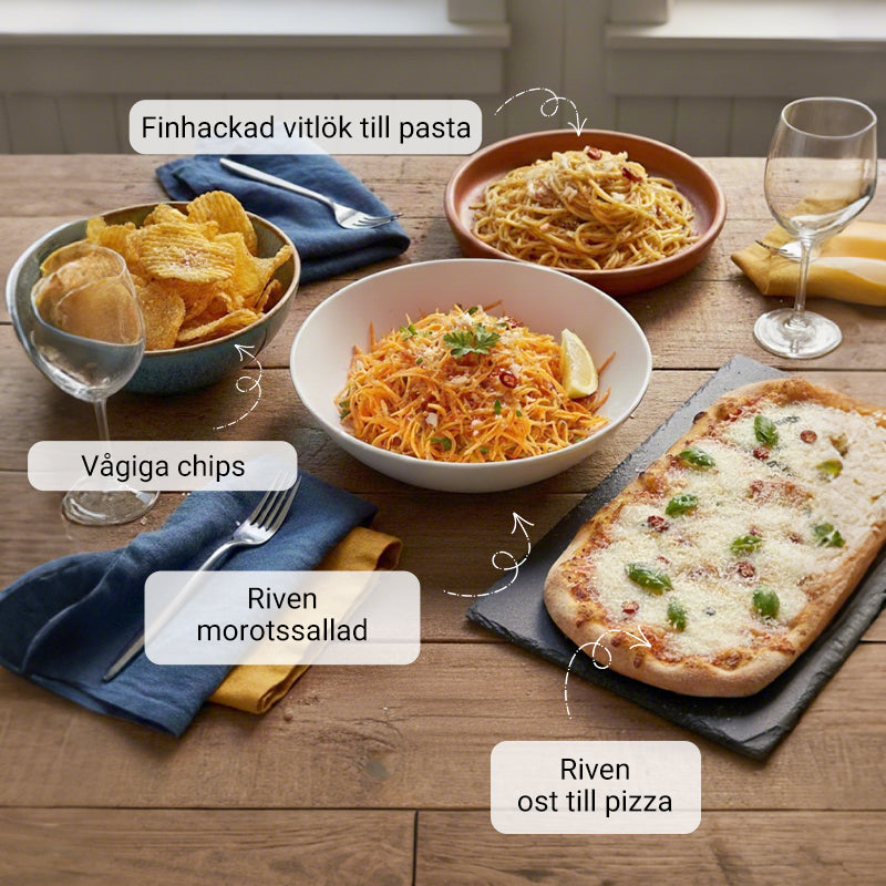 Multifunktionell grönsaksskärare