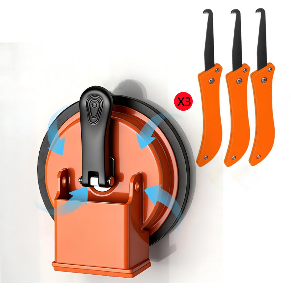 🥳2026 POPULÄR PRODUKT🥳💞50K+ SÅLDA! 🛠️🔧 50 % RABATT! Kraftig golvspringefixare – 70 kg dragkraft, 4,65″ sugkopp. Stänger springor mellan golvbrädor – ingen hantverkare behövs! 🏠✨