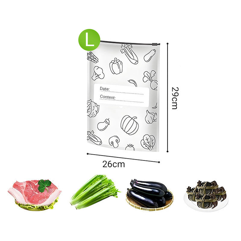 Förhindra att livsmedel förstörs - Freshness Seal-påsar