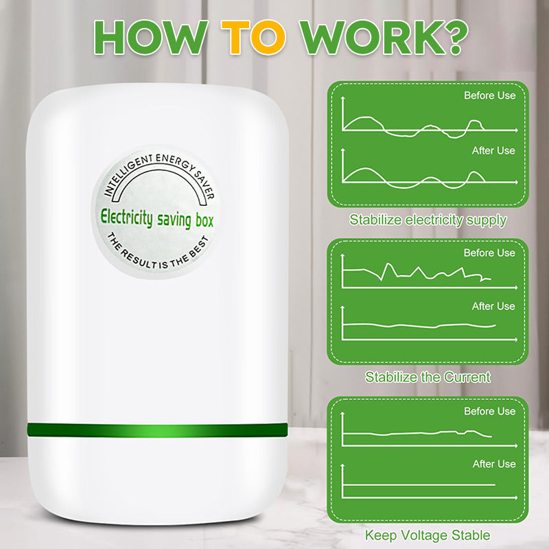 ⚡50% RABATT 🏠 Smart energisparare för hemmet 🔌 Stabilare ström, effektivare hushållsapparater & lägre onödiga elkostnader 💡