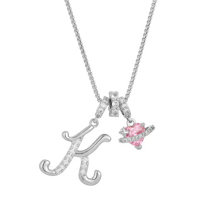 💖Sista dagen 49 % rabatt✨3-lagers halsband med initialer A-Z🎀
