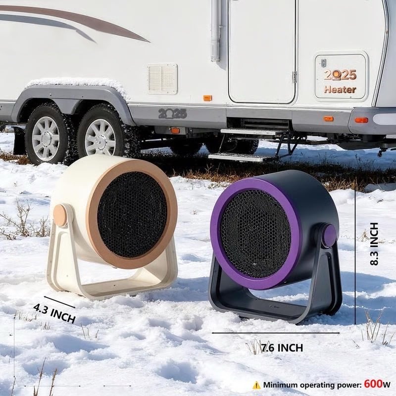 ♨️SISTA DAGEN – 50 % RABATT!!⚡50K+ SÅLDA!❄️2026 bärbar snabbvärmare – mini-element för utomhusbruk & skrivbord