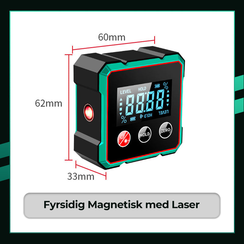 Magnetisk digital vinkelmätare med elektronisk laser