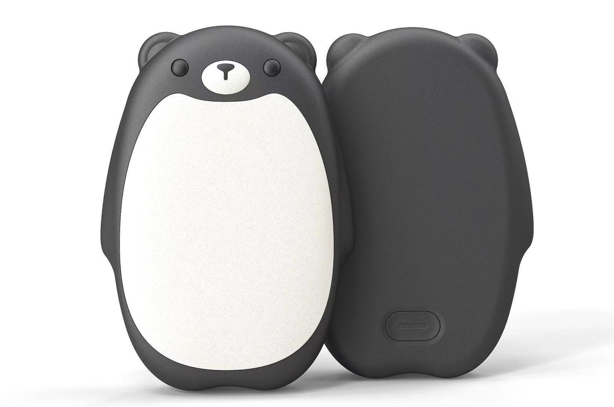 🎁Perfekt present 🌟 Uppladdningsbara handvärmare – söt björndesign