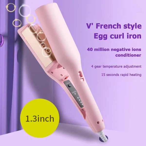 💇‍♀️ 50 % RABATT! Skapa djupa, naturliga vågor enkelt – French Wave-vågtång