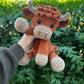 🎅Julförsäljning 50% rabatt!!🎄🔥Häkta Highland Cow Amigurumi Mönster🐮- DIY Kit & Färdig plysch