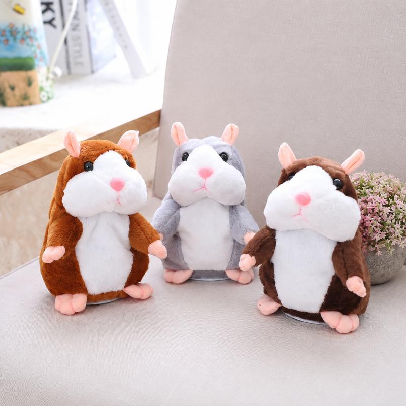 Pratande hamsterplysch, upprepar röster och skakar huvudet 🐹✨✅💥