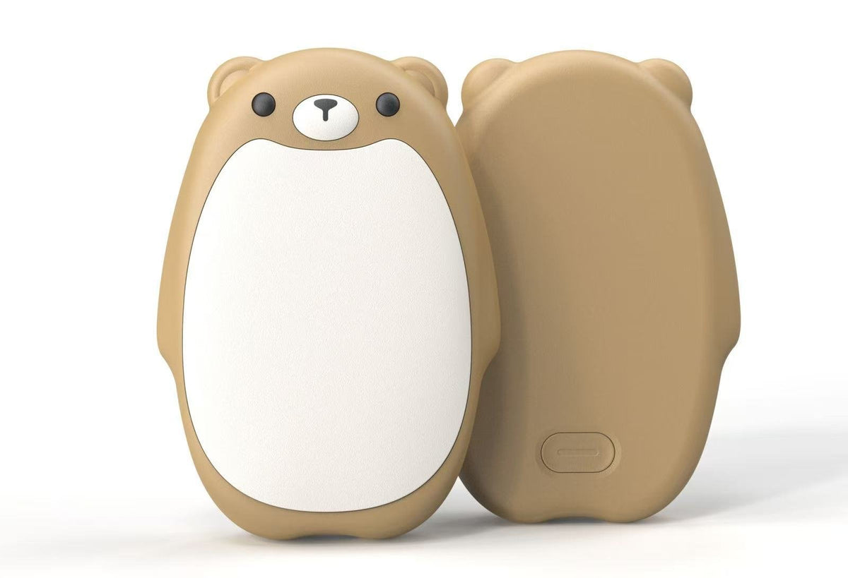 🎁Perfekt present 🌟 Uppladdningsbara handvärmare – söt björndesign
