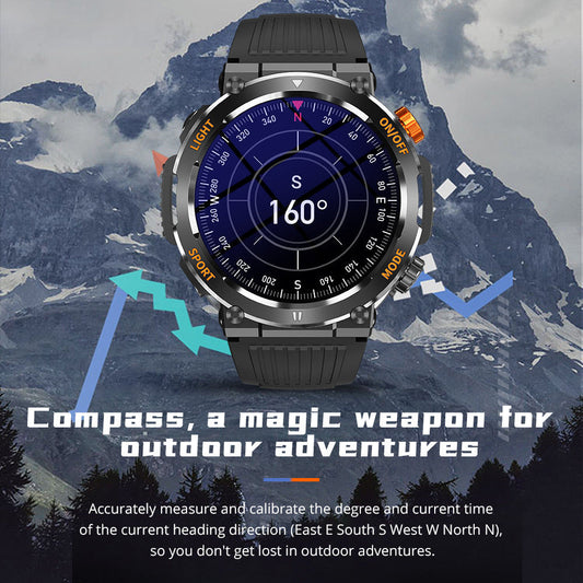 ⌚ Vattentät sport- och outdoor-smartklocka