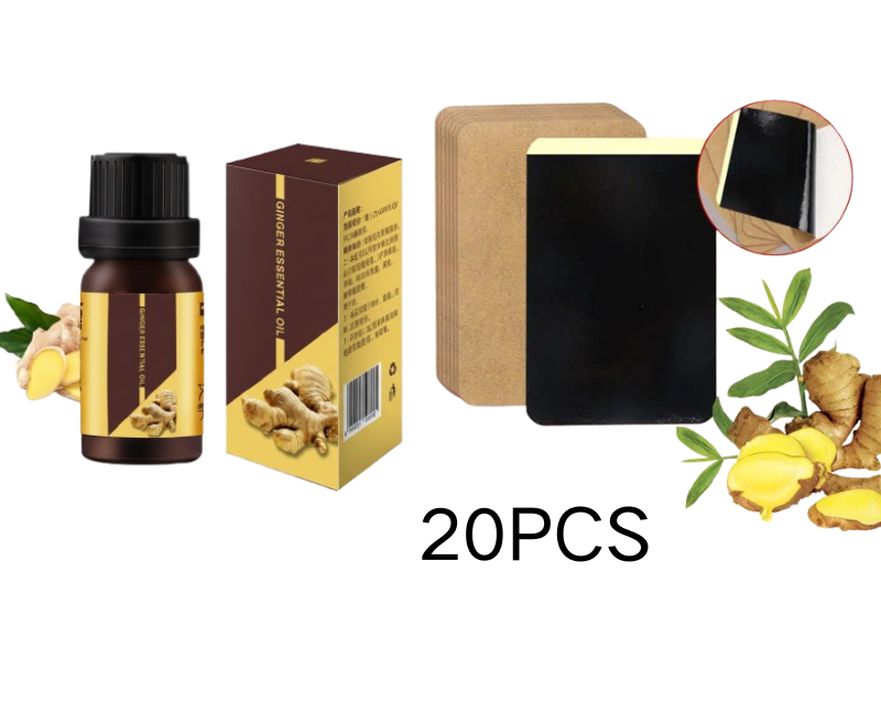 ⏳ Tidsbegränsat specialerbjudande ⏰ Ingefärssmärtavla – naturlig värmevård för värk & stelhet | Klistra dit det gör ont! 💆‍♀️