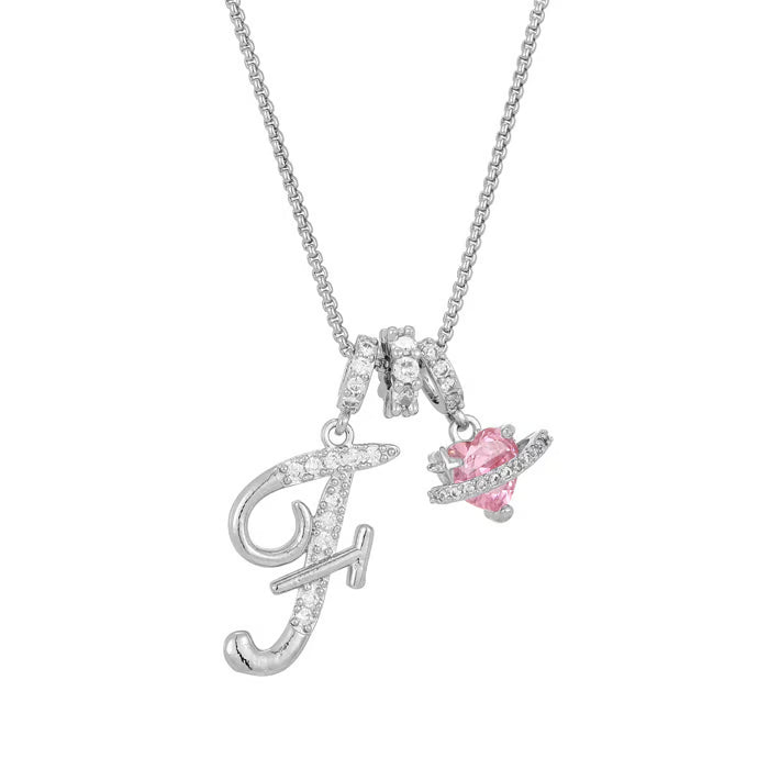 💖Sista dagen 49 % rabatt✨3-lagers halsband med initialer A-Z🎀