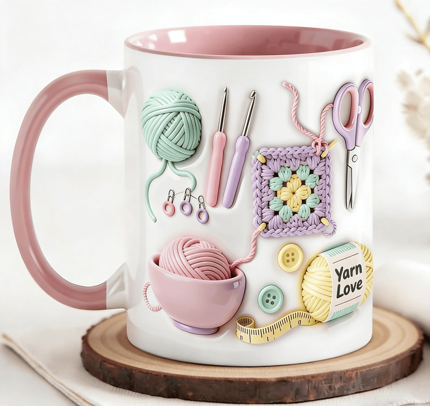 🔥 SISTA DAGEN – 50 % RABATT!! 🏆 ⚡ Flash Sale – Över 50 000 sålda! Nästan slut 💥 Yarn Love-mugg – Perfekt gåva till hantverkare och kreativa själar 🎨☕