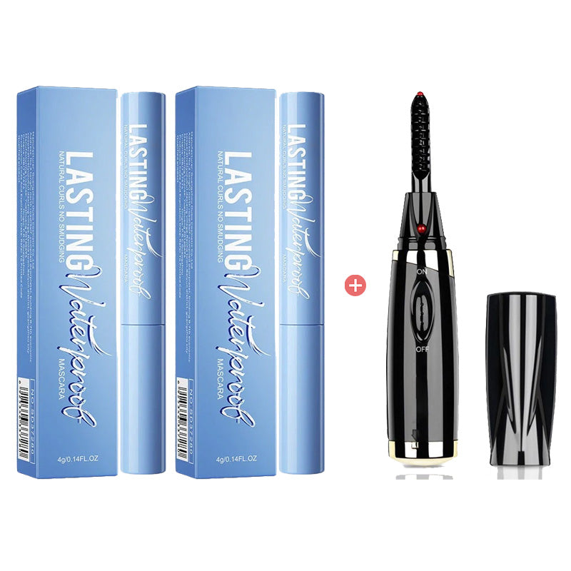 ✨Köp 1 få 1 gratis✨ 24-timmars hållbar, vattenfast mascara