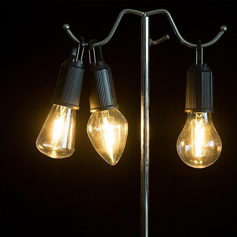 ⏳Begränsad tid – 50% rabatt⏰Utomhuscamping Hängande Typ-C Laddning Retro Glödlampa Belysning Dekoration