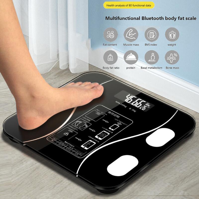 Smart kroppsfettvåg – Känn till dina värden, håll koll på din hälsa! Mäter enkelt vikt och kroppsfett. Stor display, automatisk påslagning. Din hälsokompanjon