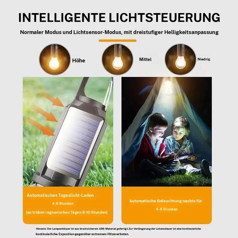 ⏳Begränsad tid – 50% rabatt⏰Utomhuscamping Hängande Typ-C Laddning Retro Glödlampa Belysning Dekoration