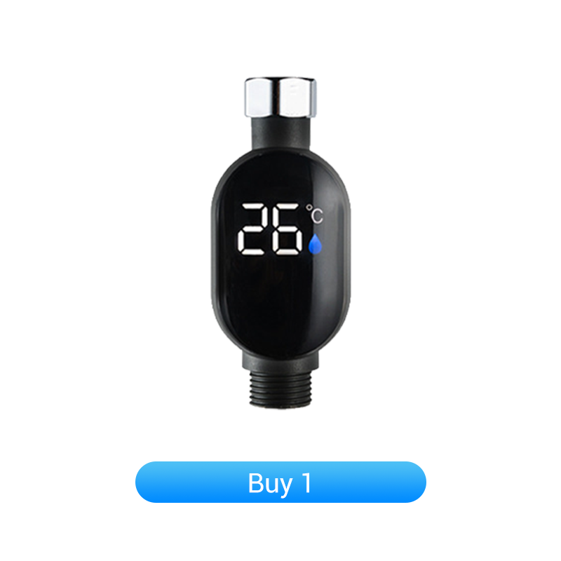 🌡️ Duschtermometer – Omedelbar digital display, vattentät & enkel att installera för säkrare bad 👶📦