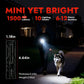 Magnetisk multifunktionell LED-ficklampa