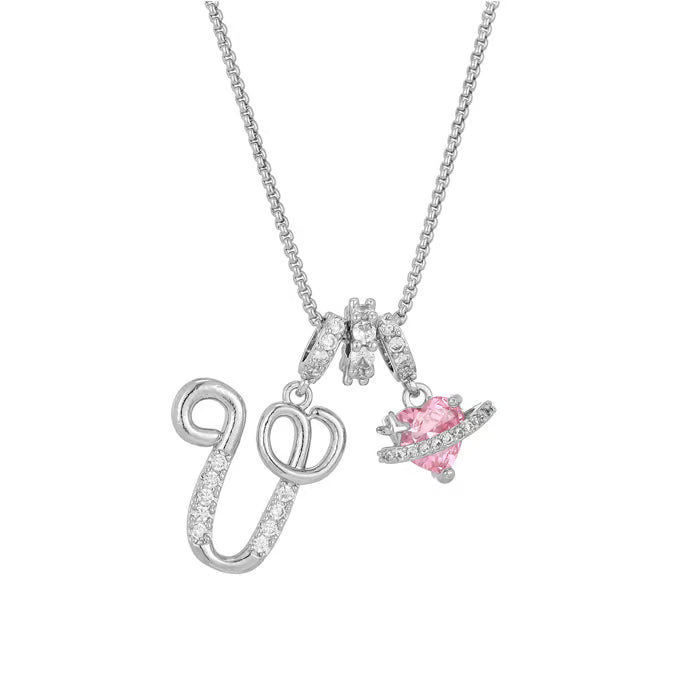 💖Sista dagen 49 % rabatt✨3-lagers halsband med initialer A-Z🎀