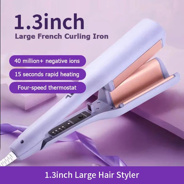 💇‍♀️ 50 % RABATT! Skapa djupa, naturliga vågor enkelt – French Wave-vågtång