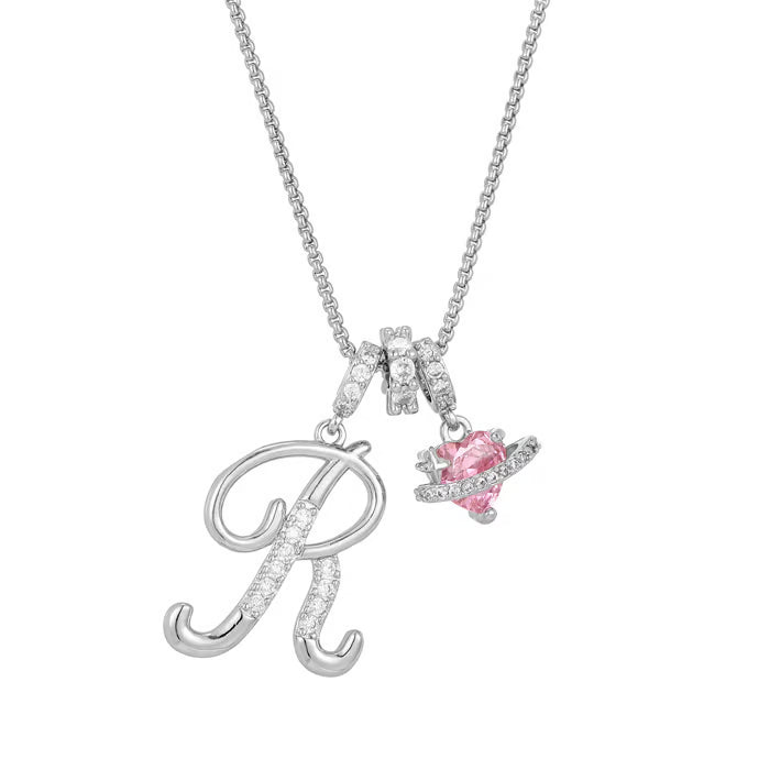💖Sista dagen 49 % rabatt✨3-lagers halsband med initialer A-Z🎀