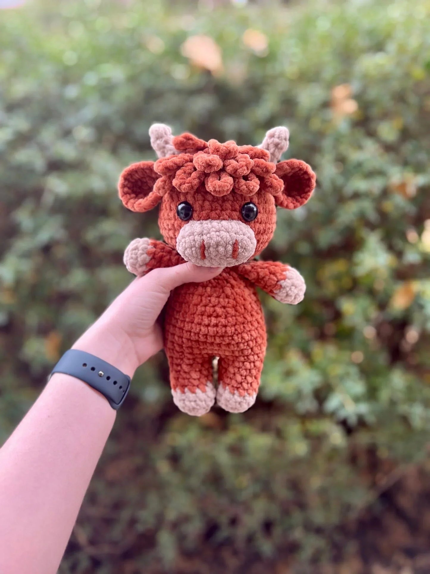 🎅Julförsäljning 50% rabatt!!🎄🔥Häkta Highland Cow Amigurumi Mönster🐮- DIY Kit & Färdig plysch