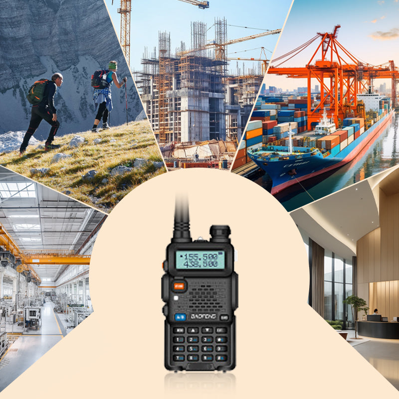 📡 UV-5R Hamradio Långdistans UV5R Two-Way Radio Dualband Walkie-Talkie