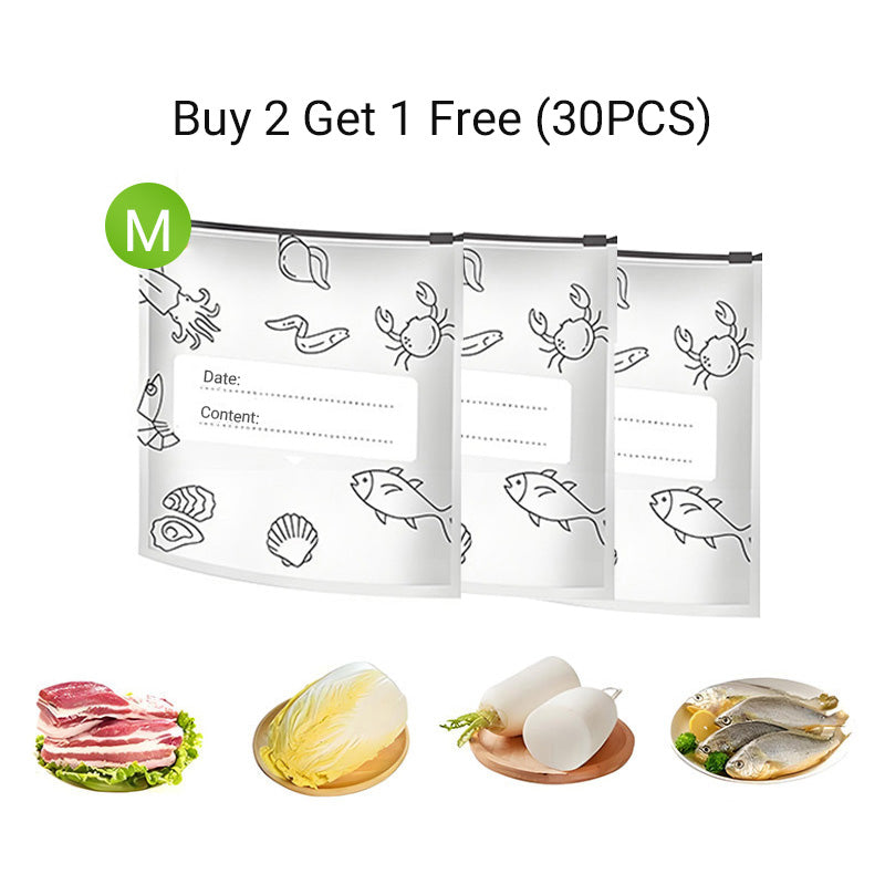 Förhindra att livsmedel förstörs - Freshness Seal-påsar