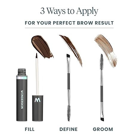 💜SISTA DAGEN – KÖP 1, FÅ 1 GRATIS!!💜 Wonderskin WONDER BLADING Dream Brow Gel Serum – Vattentålig, volymgivande, byggbar färg och vårdande serum för fylligare och friskare ögonbryn
