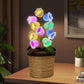 Lily Glow virkad lampa