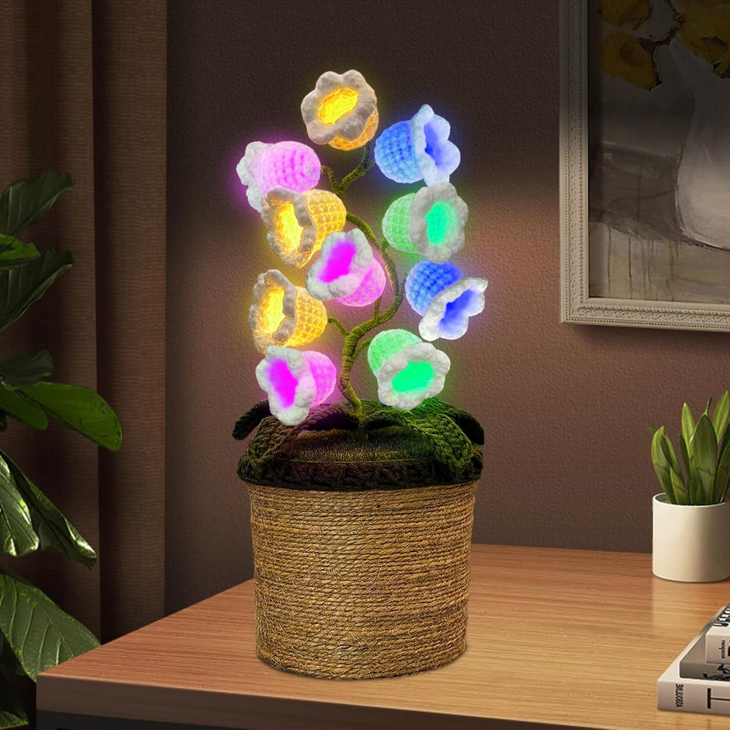 Lily Glow virkad lampa