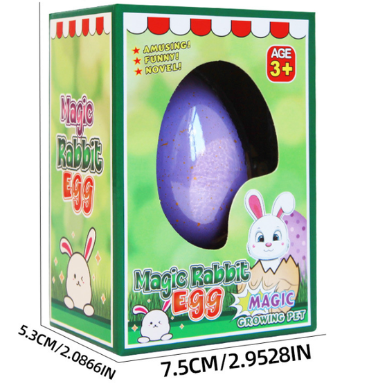 Magiskt kläckande kaninägg-leksak