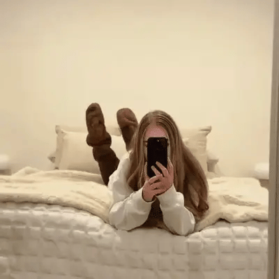 🎁 Julrea 50% RABATT!! 💥 Gåsdun-knästrumpor! 🧦⛄