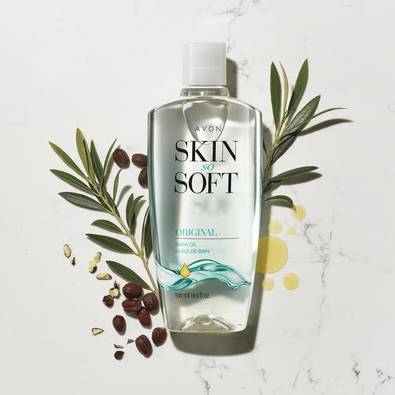 2026 Nyhet-✨ Skin So Soft Original Bath Oil – Silkeslen hud & naturligt skydd mot flugor och mygg för människor och husdjur 🛁🐴