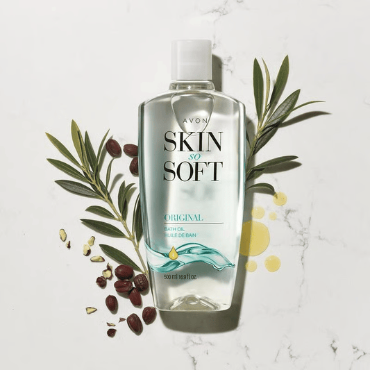 2026 Nyhet-✨ Skin So Soft Original Bath Oil – Silkeslen hud & naturligt skydd mot flugor och mygg för människor och husdjur 🛁🐴