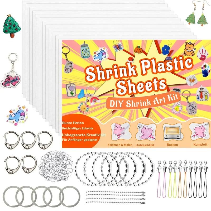 DIY Shrinky Dinks nyckelringsset – kreativ barnaktivitet och perfekt som partygåva