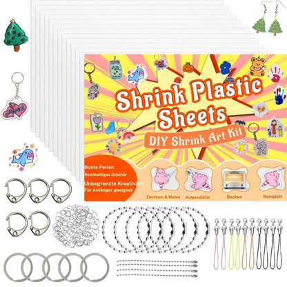 DIY Shrinky Dinks nyckelringsset – kreativ barnaktivitet och perfekt som partygåva