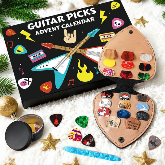 🔥SISTA DAGEN 50 % RABATT🎸Gitarrplektrum-adventskalender 2025🎁