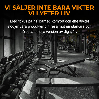 Tunga Lyftremmar med Handledskrok för Styrketräning