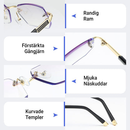 🔥Progressiva läsglasögon med hög hårdhet och antiblått ljus för både fjärr- och närbruk