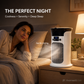 ❄️ 50% RABATT | 3-i-1 Luftkylare för skrivbordet 💧 Portabel dimkylare med LED-nattlampa